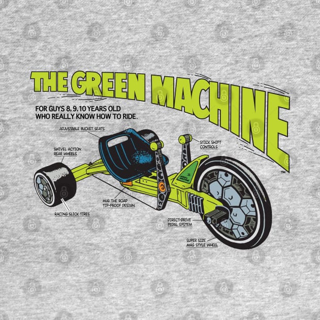 Green Machine - Big Wheel (Light) by Chewbaccadoll